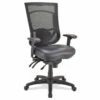 OfficeSource | CoolMesh Pro Collection | Multi-Function, High Back Chair With Antimicrobial Upholstered Seat, Adjustable Arms And Black Frame -COE DISTRIBUTING Shop pr1 per 8014asns7700amblk 52536.1665002147