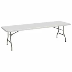 OfficeSource | Blow Molded Folding Tables | Rectangular Plastic Blow-Molded Folding Table 96'W X 30'D