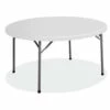 OfficeSource | Blow Molded Folding Tables | Round Plastic Blow-Molded Folding Table - 60"Dia. -COE DISTRIBUTING Shop pr1 per fbm60r 09670.1668460318