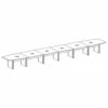 OfficeSource | OS Laminate Conference Tables |Expandable Boat Shaped Conference Table With Elliptical Base - 25.8' -COE DISTRIBUTING Shop pr1 per plcbelp26chillustration 37005.1630087822