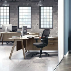 OfficeSource | Sienna Collection | L Shape Typical - Sienna2