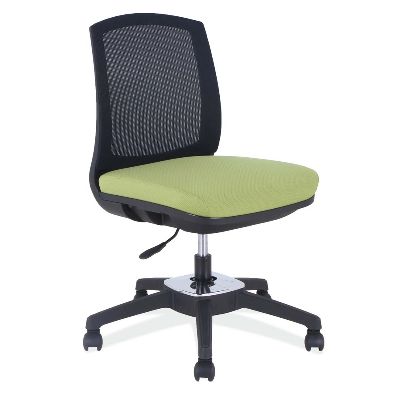 OfficeSource | Sit Up | Armless, Mesh Back Core Chair With Rotating Tilt And Black Base 3 OfficeSource | Sit Up | Armless, Mesh Back Core Chair With Rotating Tilt And Black Base