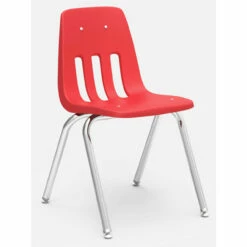 Virco | Classic Series Stack Chairs | Student Chair - 14"H -COE DISTRIBUTING Shop pr1 vir 9014red70chrm 48487.1662483087