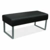 OfficeSource | OS Big & Tall | Bench With Silver Frame -COE DISTRIBUTING Shop qia 11490vbk 01 47510.1646149885
