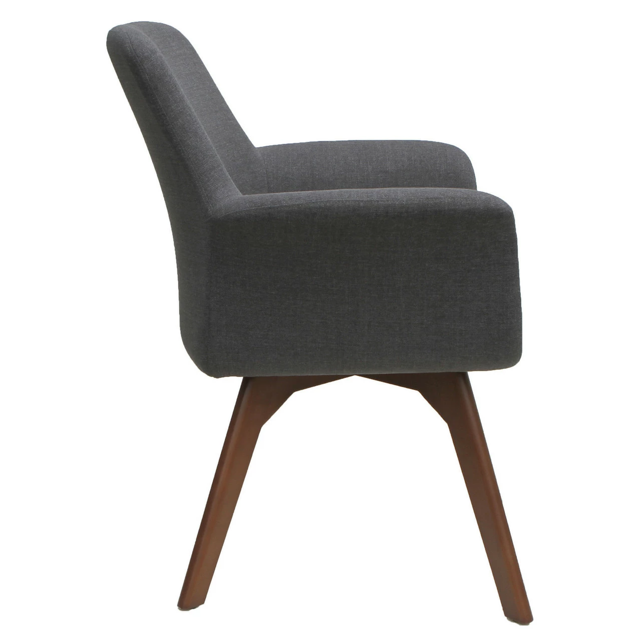 OfficeSource Bolster Collection Mid Back Guest Chair With Wood Leg Base 4 OfficeSource Bolster Collection Mid Back Guest Chair With Wood Leg Base - Image 2