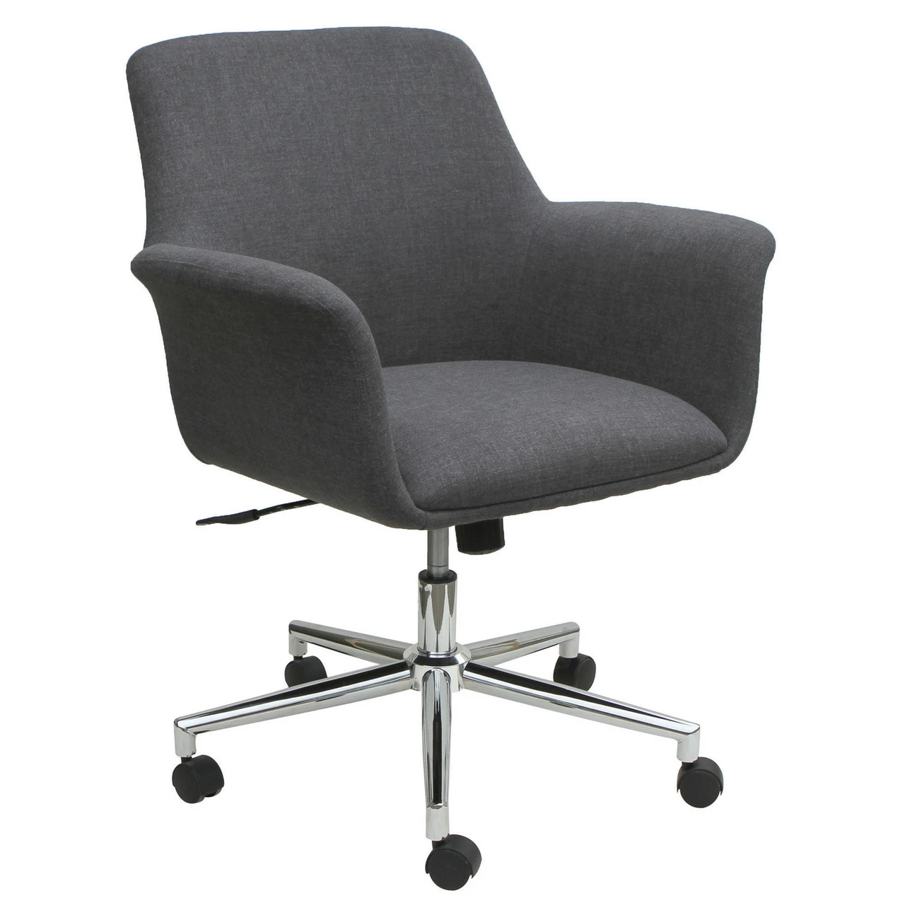 OfficeSource Bolster Collection Mid Back Swivel Chair With 5 Star Chrome Base 3 OfficeSource Bolster Collection Mid Back Swivel Chair With 5 Star Chrome Base