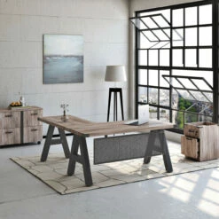 OfficeSource | Epitome | Industrial Return With Metal Corners - 41"W -COE DISTRIBUTING Shop qia idr4224db 03 93593.1679457567