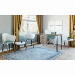 OfficeSource Posey Collection Plastic Round Table Top With 14" Wood Legs -COE DISTRIBUTING Shop qia ospt2014wh 12 1 06986.1641822314