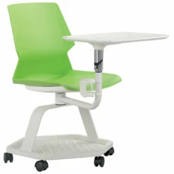 OfficeSource | Scholar | Mobile Student Chair With Tablet Arm And Cupholder