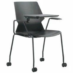 OfficeSource | Scholar | Mobile Student Chair With Tablet Arm And Casters